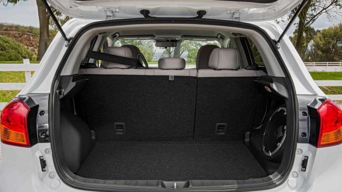 Objemný zavazadlový prostor, Mitsubishi Outlander Sport.