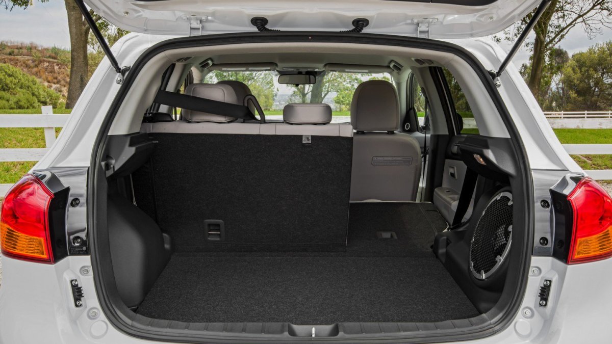 Objemný zavazadlový prostor, Mitsubishi Outlander Sport.