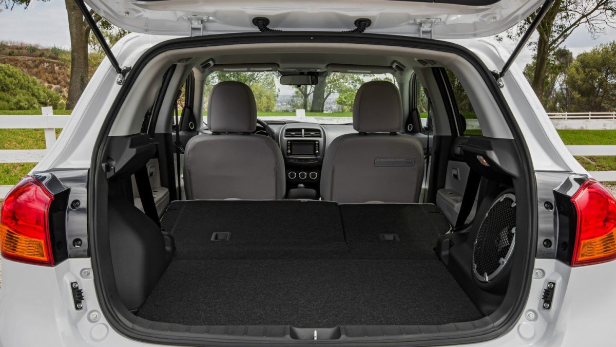 Objemný zavazadlový prostor, Mitsubishi Outlander Sport.