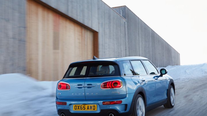 Mini Clubman přichází ve verzi ALL4 s pohonem všech kol.