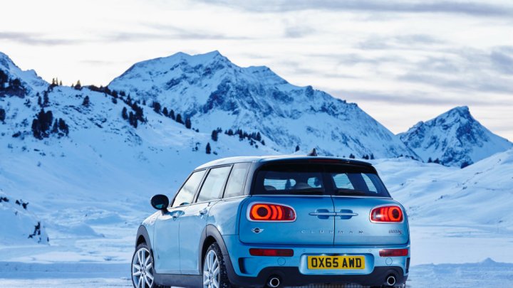 Mini Clubman přichází ve verzi ALL4 s pohonem všech kol.