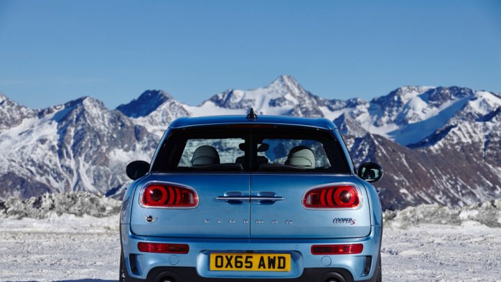 Mini Clubman přichází ve verzi ALL4 s pohonem všech kol.