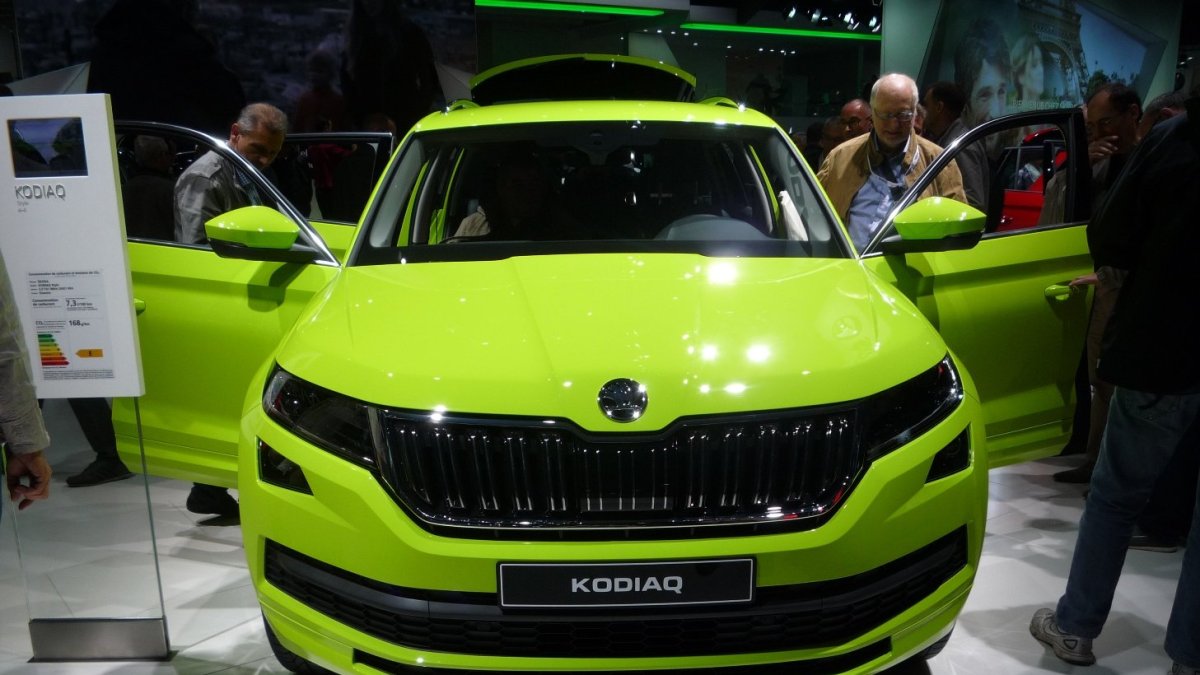 Na autosalonu v Paříži jsme nabírali první dojmy z nového SUV Škoda Kodiaq.