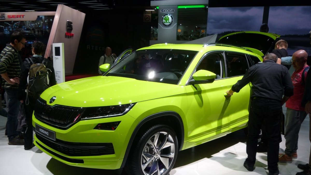 Na autosalonu v Paříži jsme nabírali první dojmy z nového SUV Škoda Kodiaq.