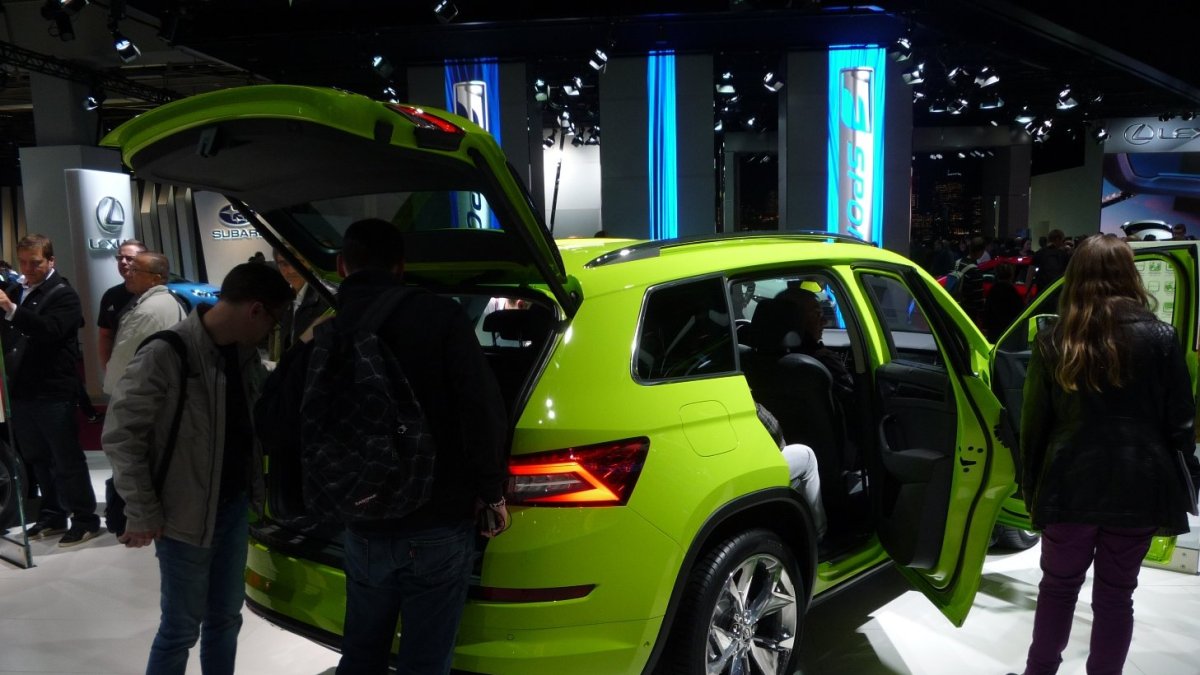 Na autosalonu v Paříži jsme nabírali první dojmy z nového SUV Škoda Kodiaq.