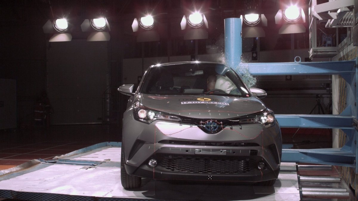Toyota C-HR v nárazových testech Euro NCAP.