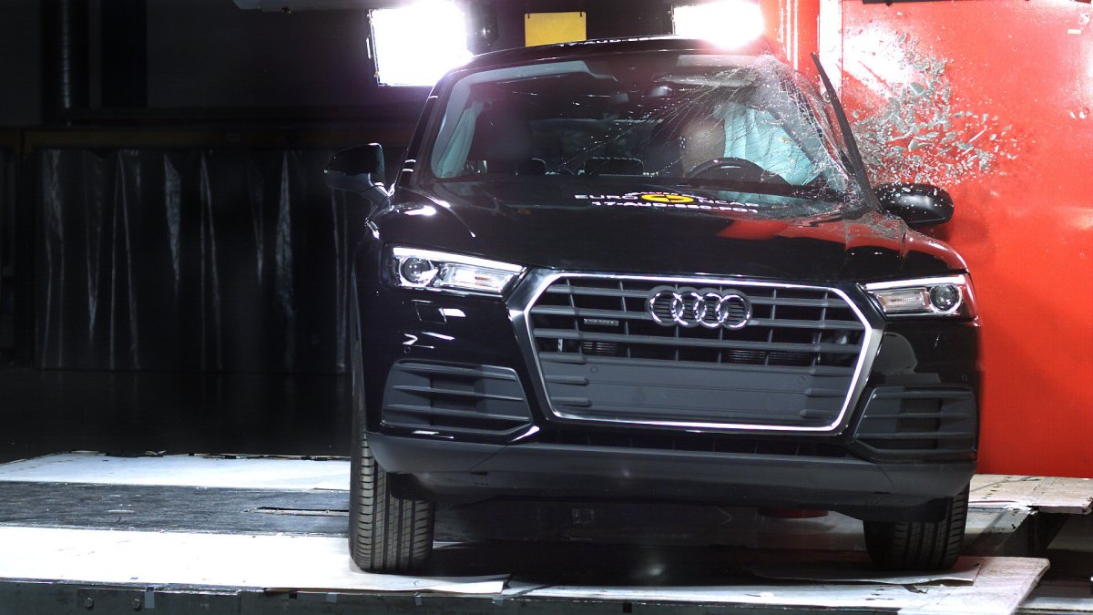 Audi Q5 v nárazových testech Euro NCAP.
