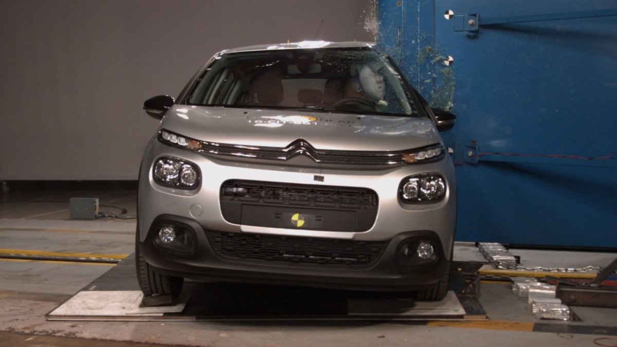 Citroën C3 v nárazových testech Euro NCAP.