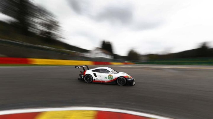 Porsche 911RSR s posádkou Kévin Estre, Michael Christensen