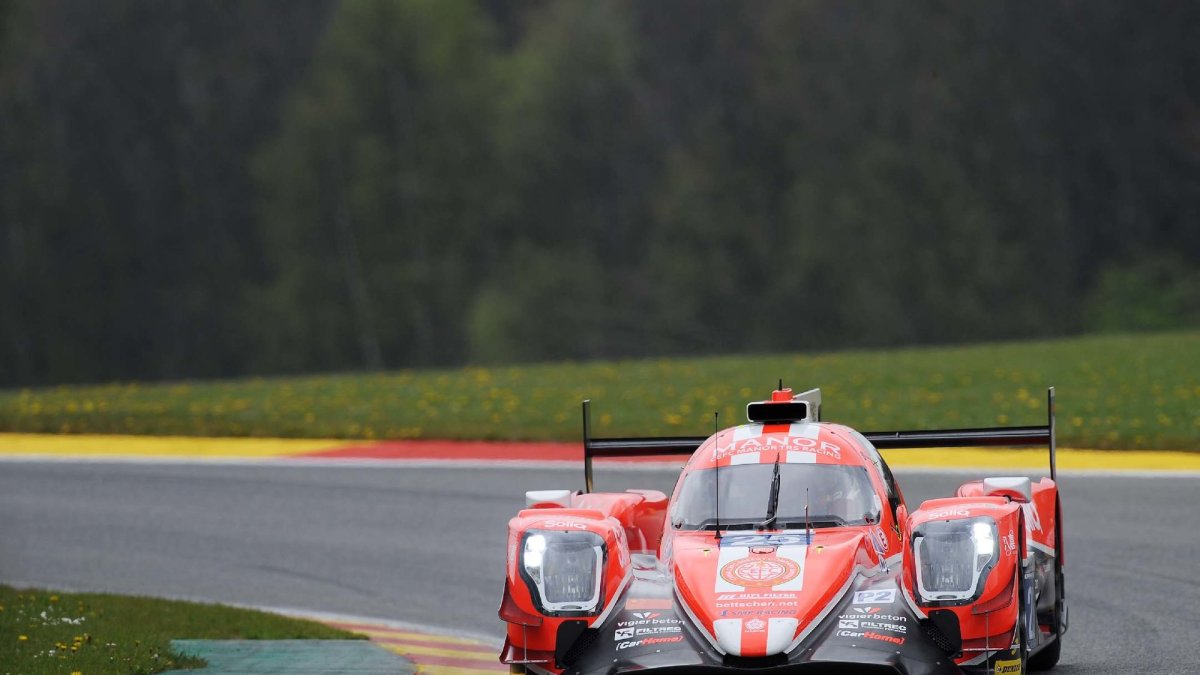 Prototyp LMP2 týmu CEFC Manor TRS Racing s posádkou Vitalij Petrov, Roberto Gonzales, Simon Trummer