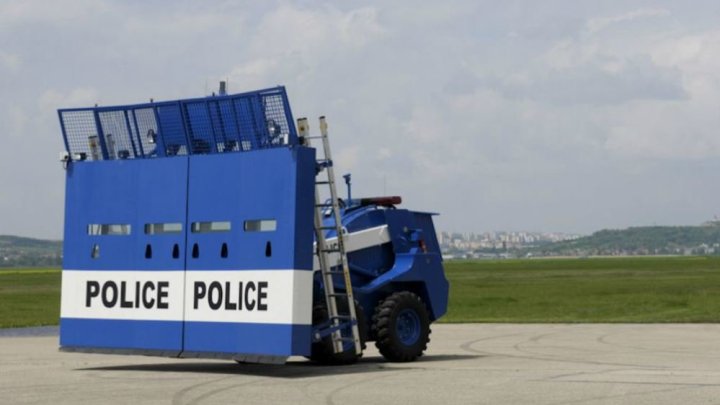 Policejní speciál Božena Riot určený k nasazení při demonstracích