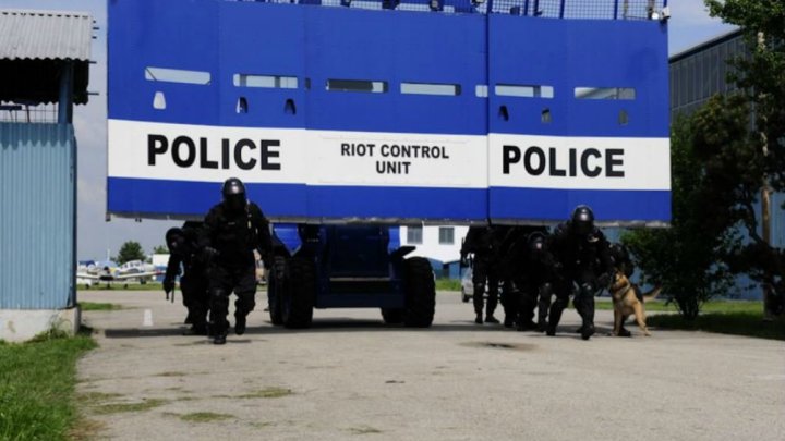 Policejní speciál Božena Riot určený k nasazení při demonstracích