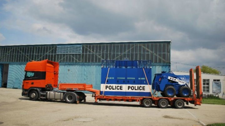 Policejní speciál Božena Riot určený k nasazení při demonstracích