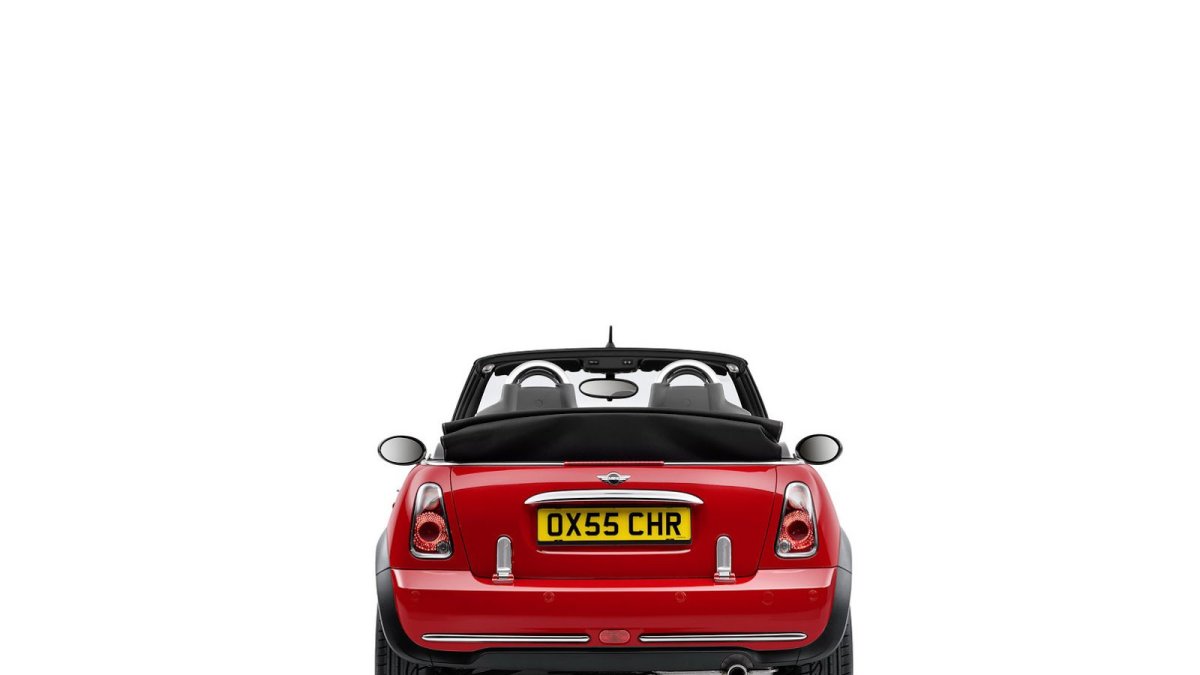 Základní zadní části se nemění, Mini Cabrio druhé generace.