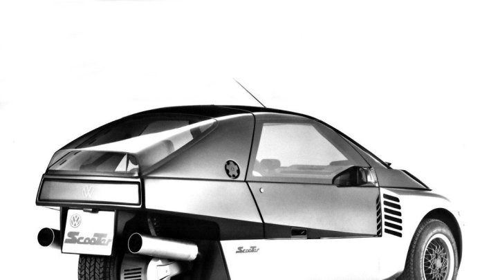 Volkswagen představil v roce 1986 studii Scooter, prapředka dnešního modelu XL1