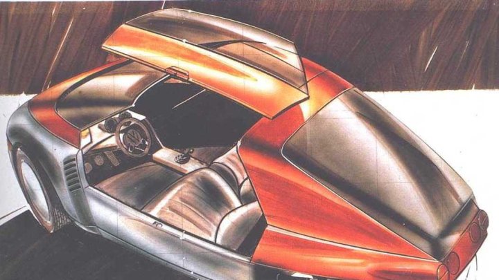 Volkswagen představil v roce 1986 studii Scooter, prapředka dnešního modelu XL1