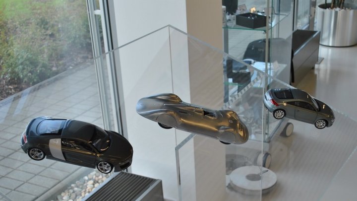 Vystavené modely Audi
