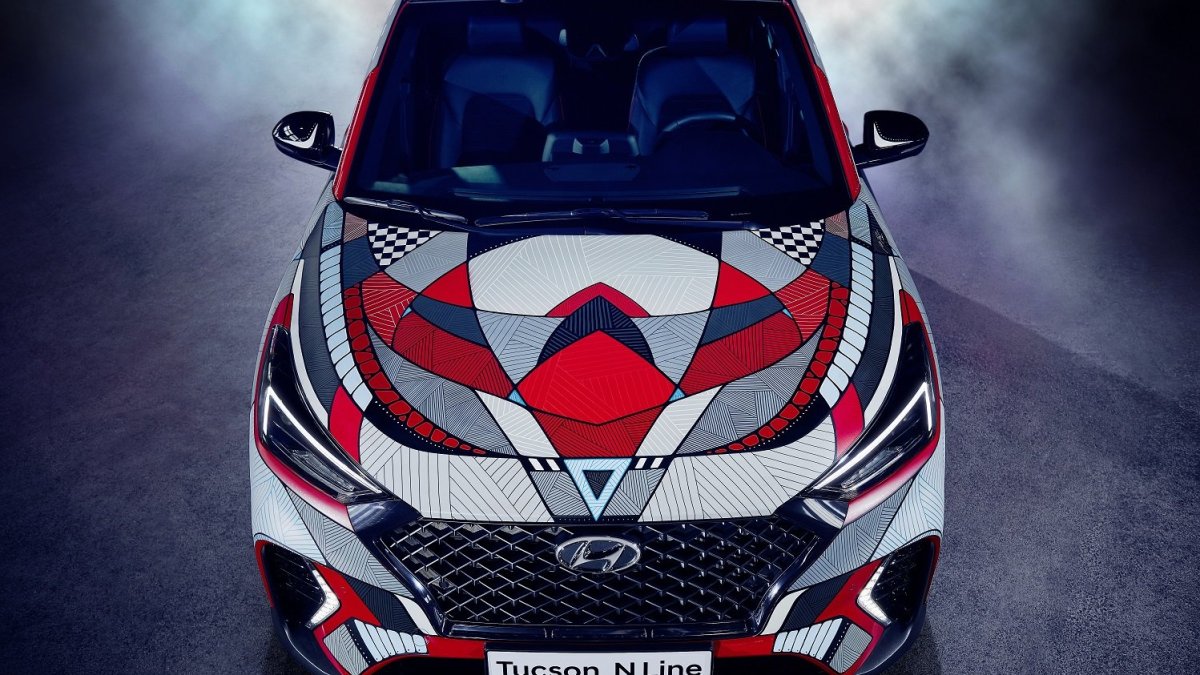 Hyundai pověřil umělce Andrease Preise, aby vytvořil „Drive A Statement“ Project Tucson: přitažlivou ilustraci na novém modelu Tucson N Line