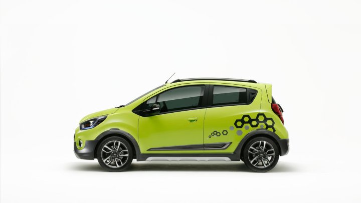Chevrolet Beat Activ je dobrodružně laděnou variantou městského hatchbacku.