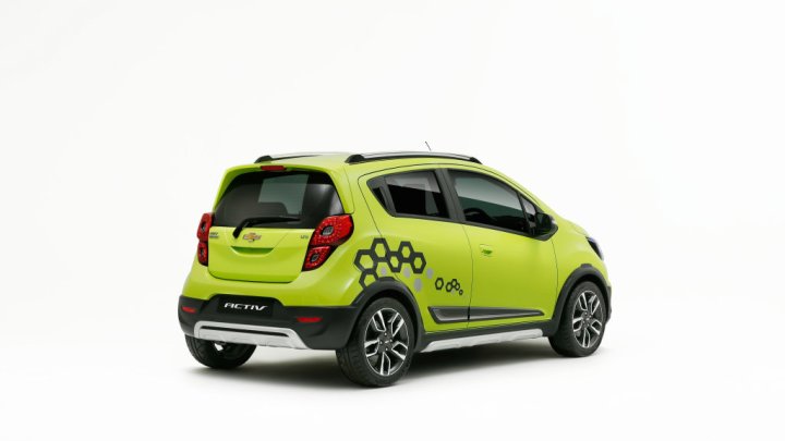 Chevrolet Beat Activ je dobrodružně laděnou variantou městského hatchbacku.