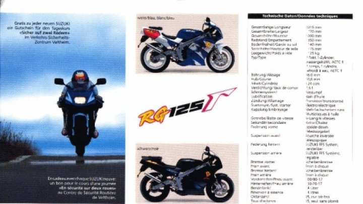 Vosička Suzuki RG 125T