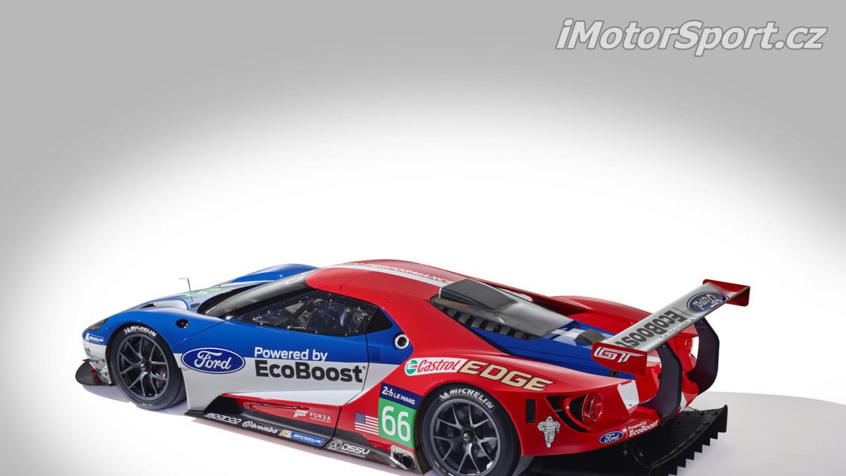 Nový Ford GT určený pro FIA World Endurance Championship včetně 24 hodin v Le Mans