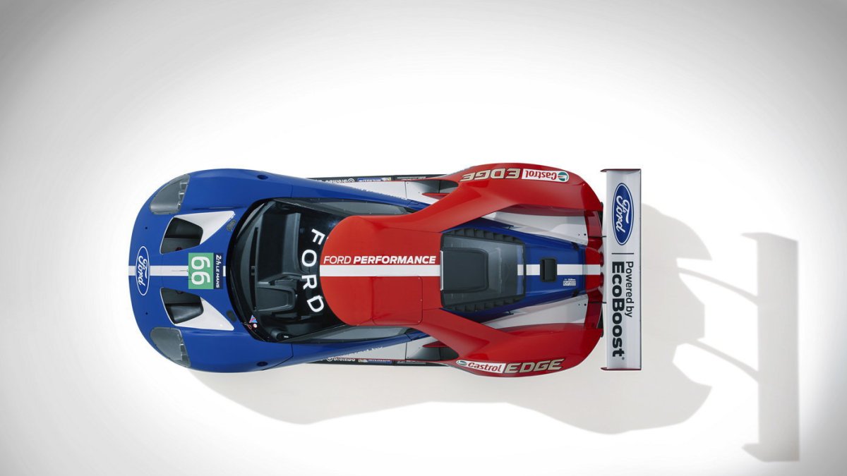 Nový Ford GT určený pro FIA World Endurance Championship včetně 24 hodin v Le Mans