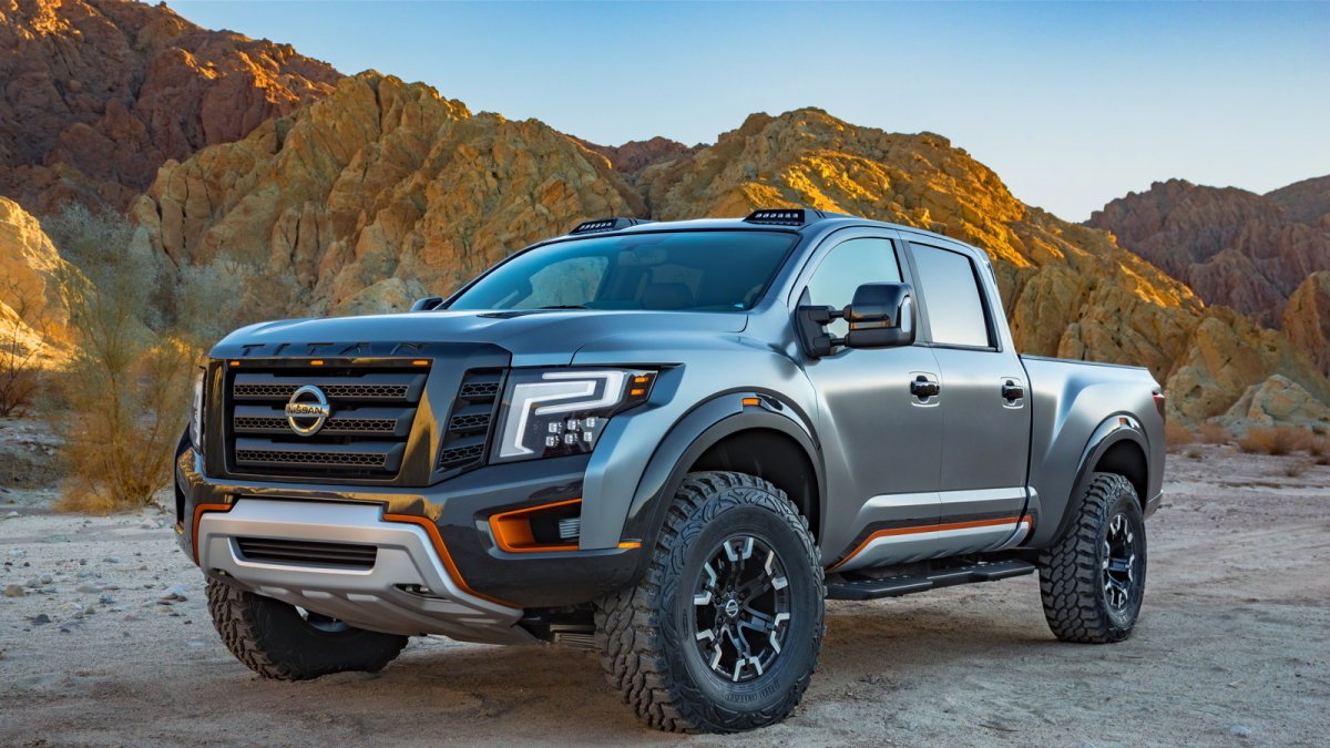 Nissan Titan Warrior se vyznačuje sportovnější karosérií a osmiválcovým dieselem.