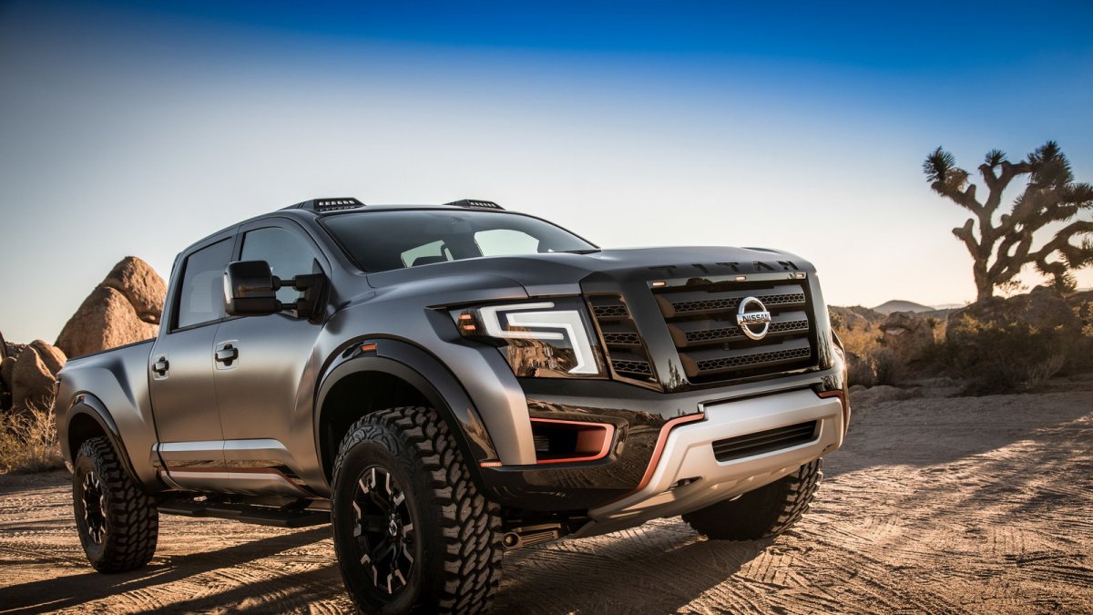 Nissan Titan Warrior se vyznačuje sportovnější karosérií a osmiválcovým dieselem.