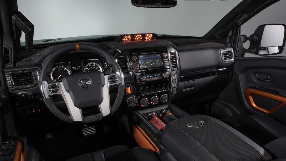 Nissan Titan Warrior se vyznačuje sportovnější karosérií a osmiválcovým dieselem.