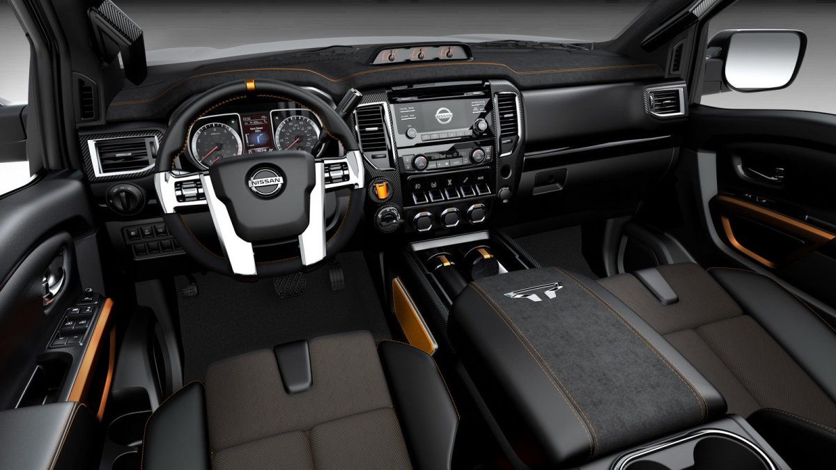 Nissan Titan Warrior se vyznačuje sportovnější karosérií a osmiválcovým dieselem.